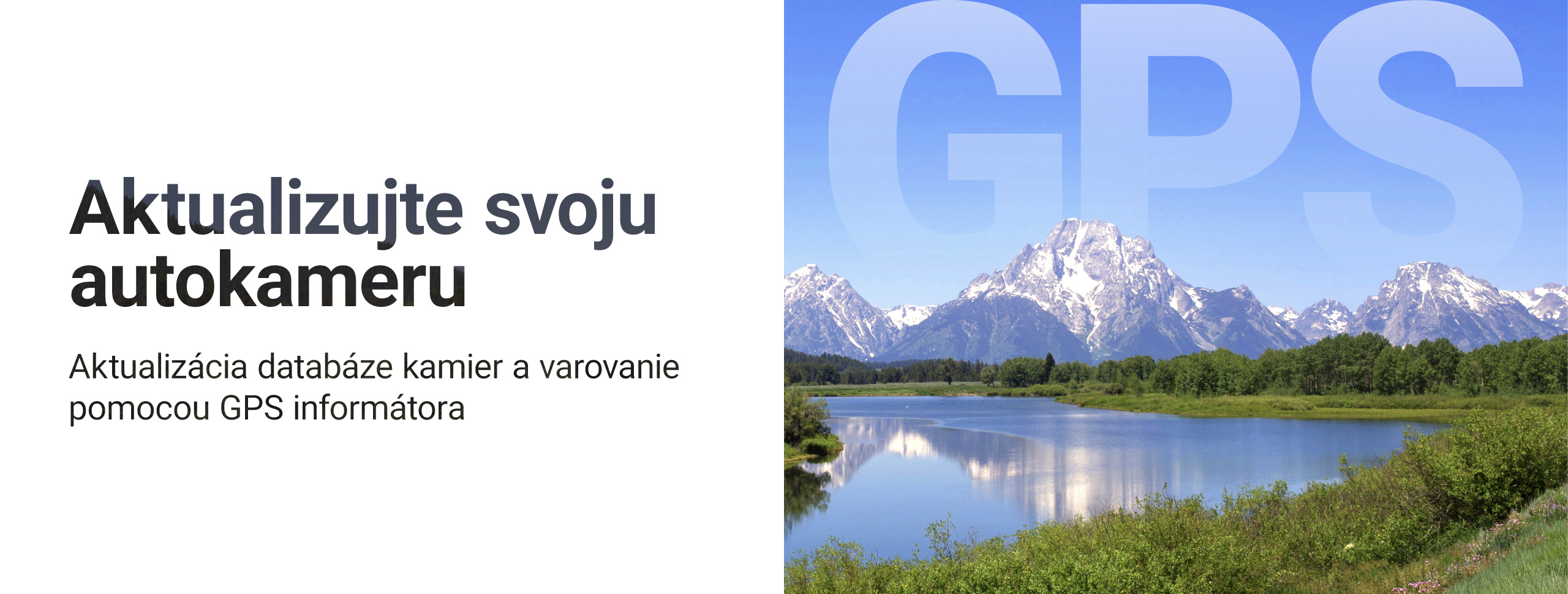Aktualizácia databáze kamier a varovanie pomocou GPS informátora