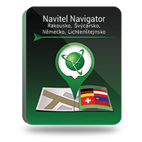 Navitel Navigator. Rakousko, Švýcarsko, Německo, Lichtenštejnsko