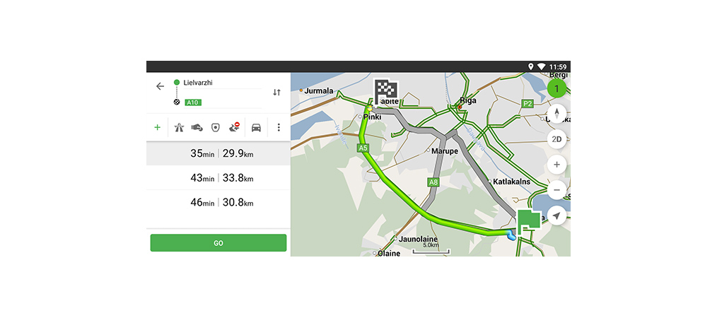 Navitel Navigator. Mongolija