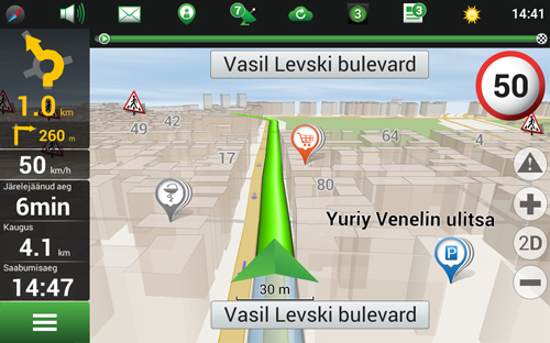 Navitel Navigator. Albaania, Bosnia ja Hertsegoviina, Horvaatia, Pohja-Makedoonia, Montenegro, Serbia, Sloveenia