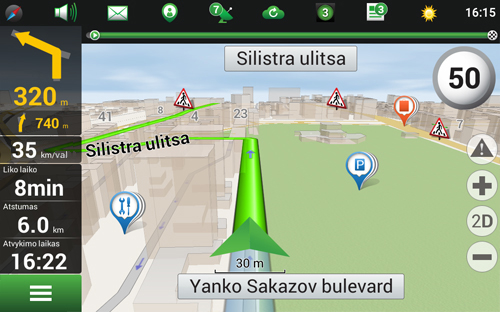 Navitel Navigator. Bulgarija