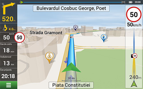 Navitel Navigator. Východná Európa