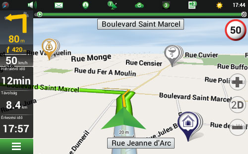 Navitel Navigator. Franciaország, Monaco