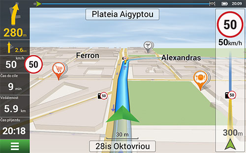 Navitel Navigator. Řecko