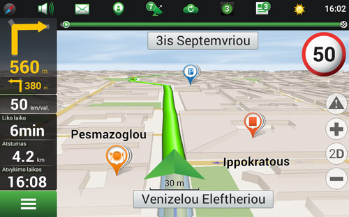 Navitel Navigator. Graikija