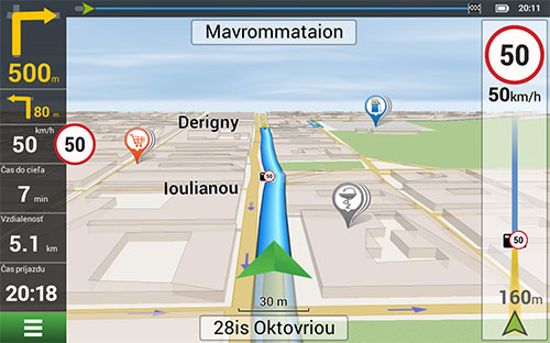 Navitel Navigator. Grécko