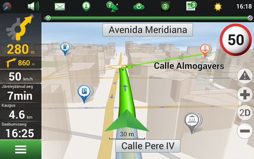 Navitel Navigator. Hispaanias, Portugalis, Gibraltaril, Andorra