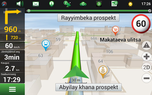 Navitel Navigator. Kasahstan