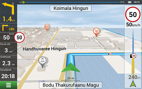 Navitel Navigator. Maledivy