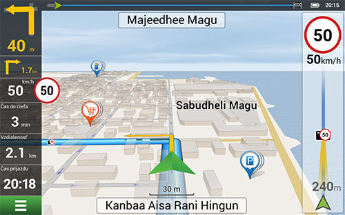 Navitel Navigator. Maledivy