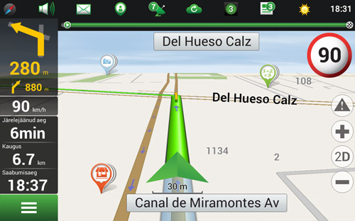 Navitel Navigator. Mehhiko
