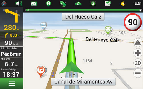 Navitel Navigator. Meksika