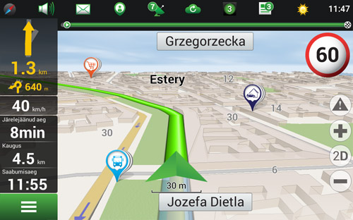 Navitel Navigator. Poola