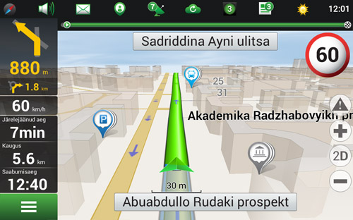 Navitel Navigator. Tadžikistan