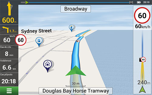 Navitel Navigator. Spojené království, Ostrov Man