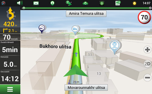 Navitel Navigator. Uzbekistan